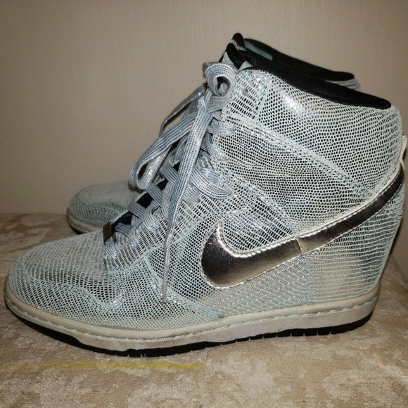 Sold Nike Dunk Sky Hi Disco Ball Womens sneakers sz 7.5 - Picture 8 of 9